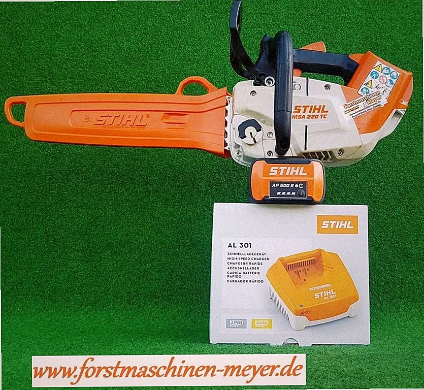 Stihl MSA 220 TC-O aus 09/2022 + AP 500 S AL 301 Akku Motorsäge Kettensäge 5326