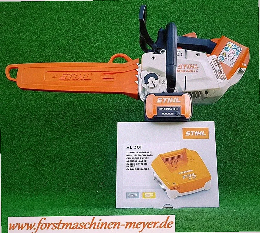 Stihl MSA 220 TC-O aus 2024 + AP 500 S u. AL 301 Akku Motorsäge Kettensäge 6565