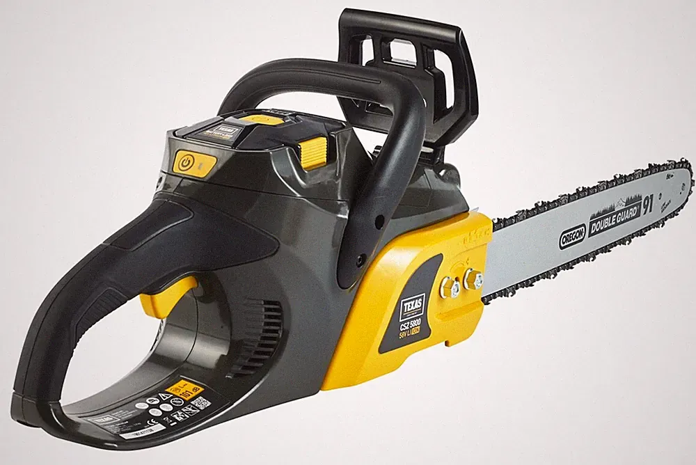 TEXAS CSZ5800 Profi Akku Kettensäge 58V Säge 45cm Schwert ohne Akku und Ladegerä