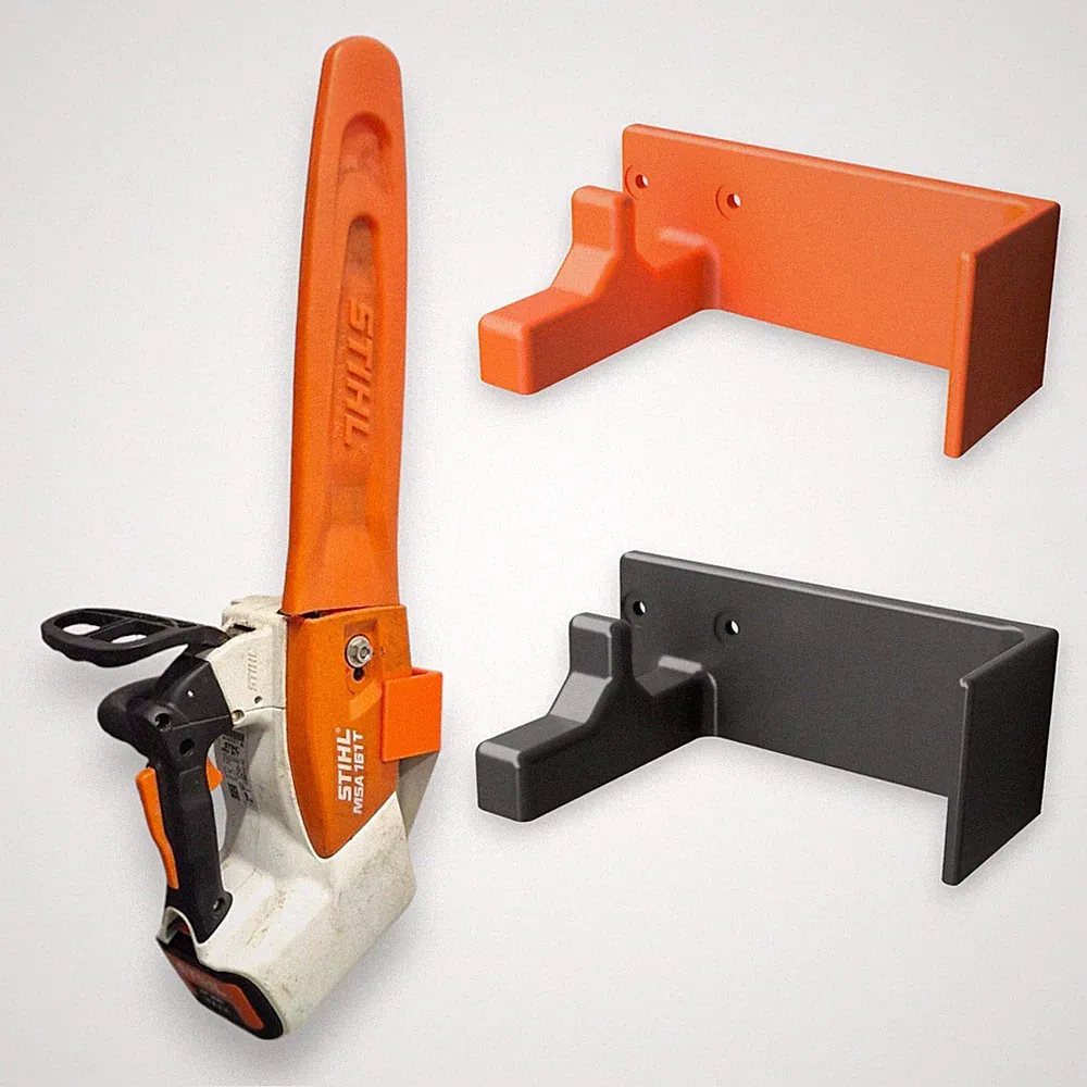 Wandhalter für Stihl MSA 161 T Akku-Kettensäge * Orange und Schwarz