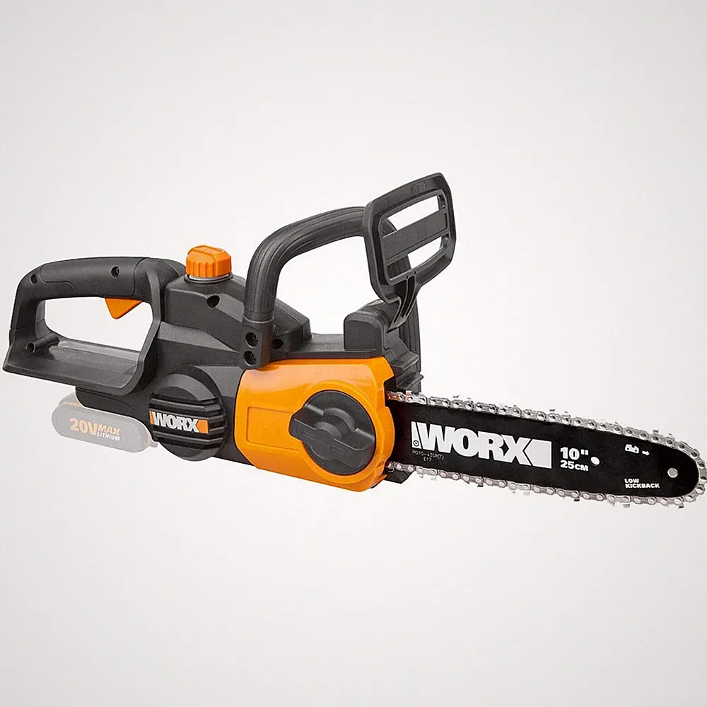 Worx Akku Kettensäge 20V Motorsäge mit 25 cm Schwert ohne Akku und Ladegerät