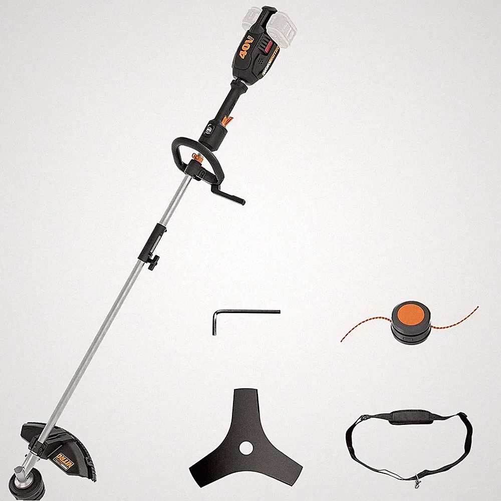 Worx Akku Rasentrimmer WG186E.92 Freischneider Motorsense 40V (2x20V)