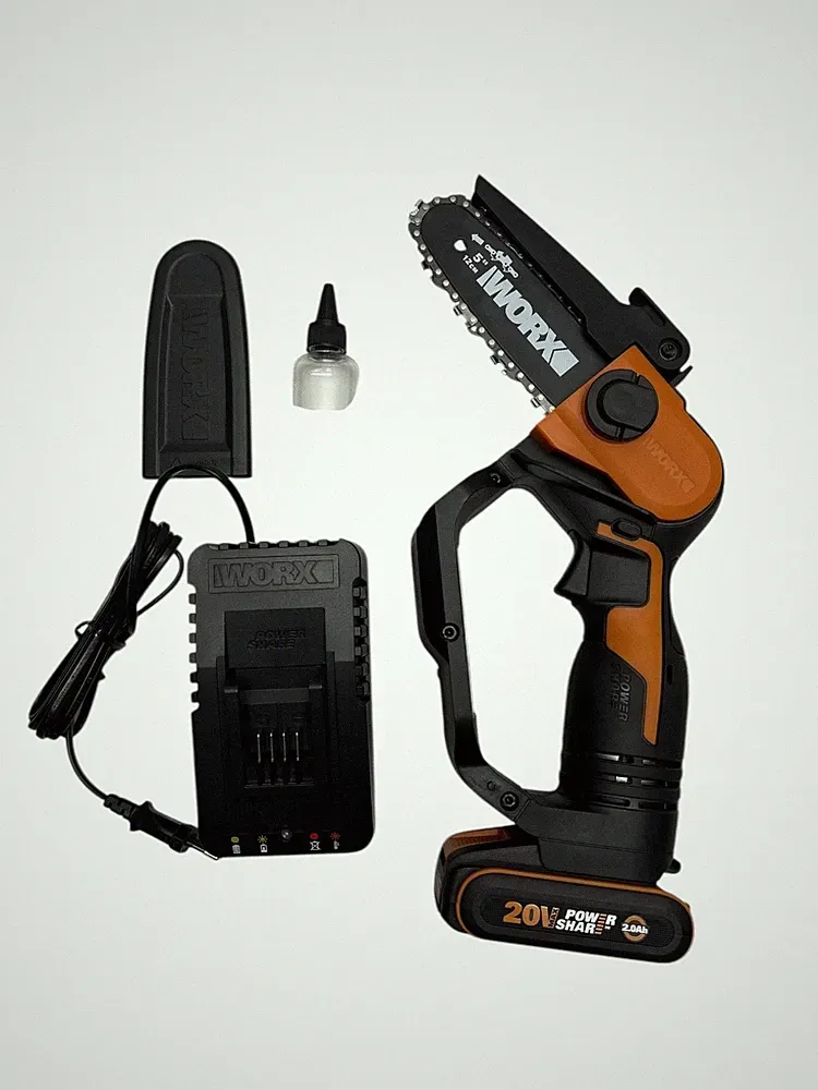 WORX Kettensäge Einhandsäge Astsäge 20V, 12cm Schwert- WG324E- mit 2Ah Akku