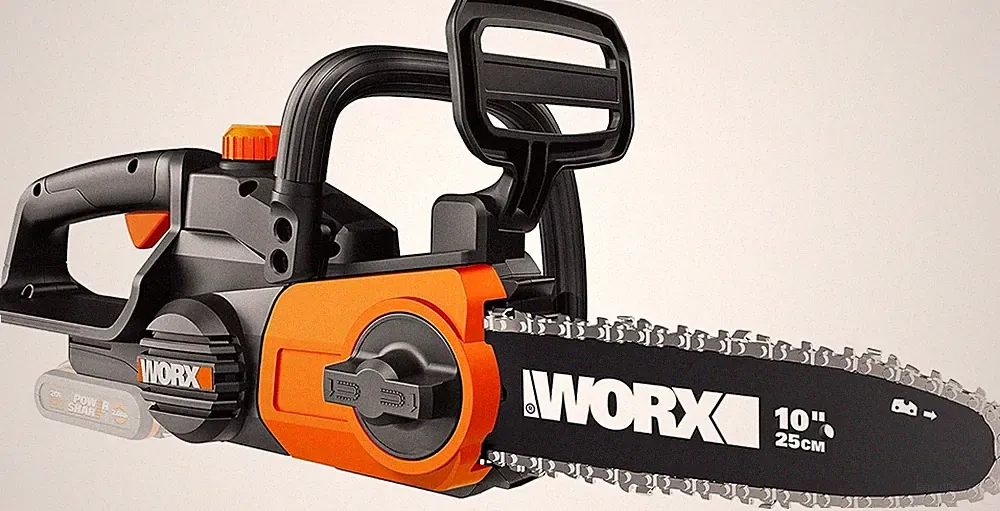 WORX WG322E.9 Akku Kettensäge 20V – Praktische Holzsäge, mit 25 cm Schnittlänge