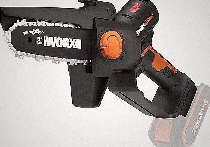 Worx WG325E.9 Nitro Mini Kettensäge 20V 12cm Brushless ohne Akku Ladegerät NEU
