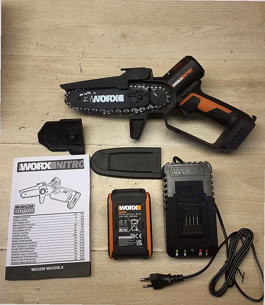 WORX WG325E NITRO Profi Akku-Kettensäge 20V, I37148