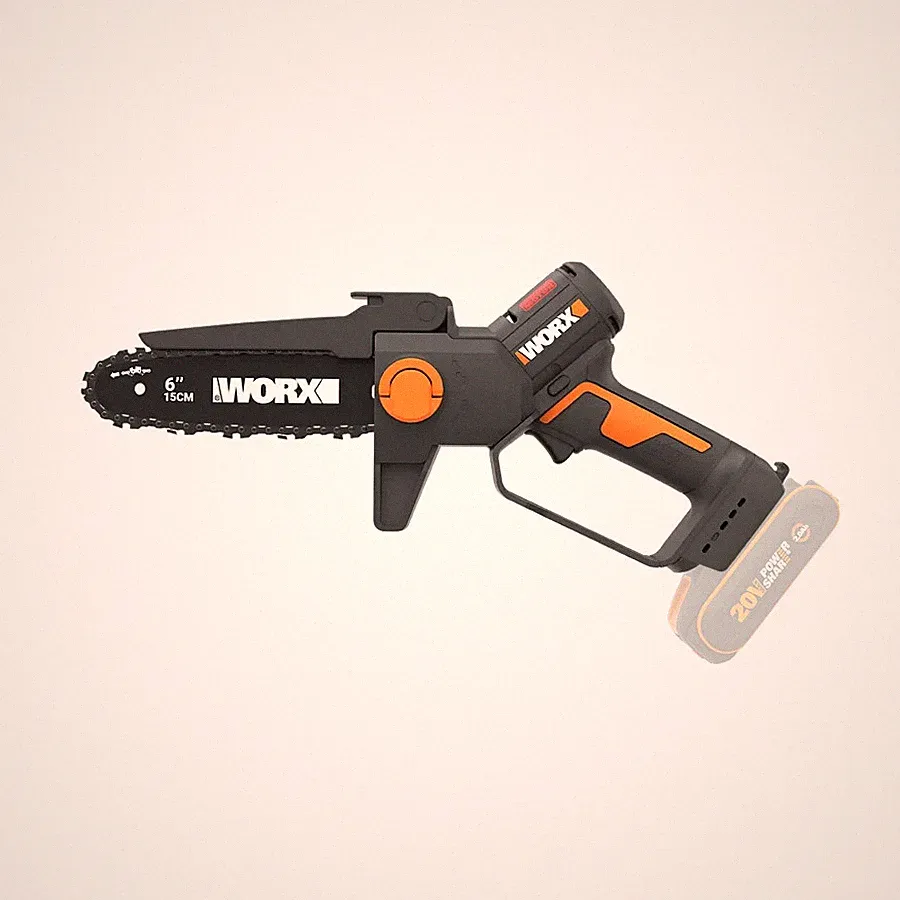 WORX WG327E.9 Akku Kettensäge 20V, 15cm Schwertlänge, bürstenl. Motor, ohne Akku