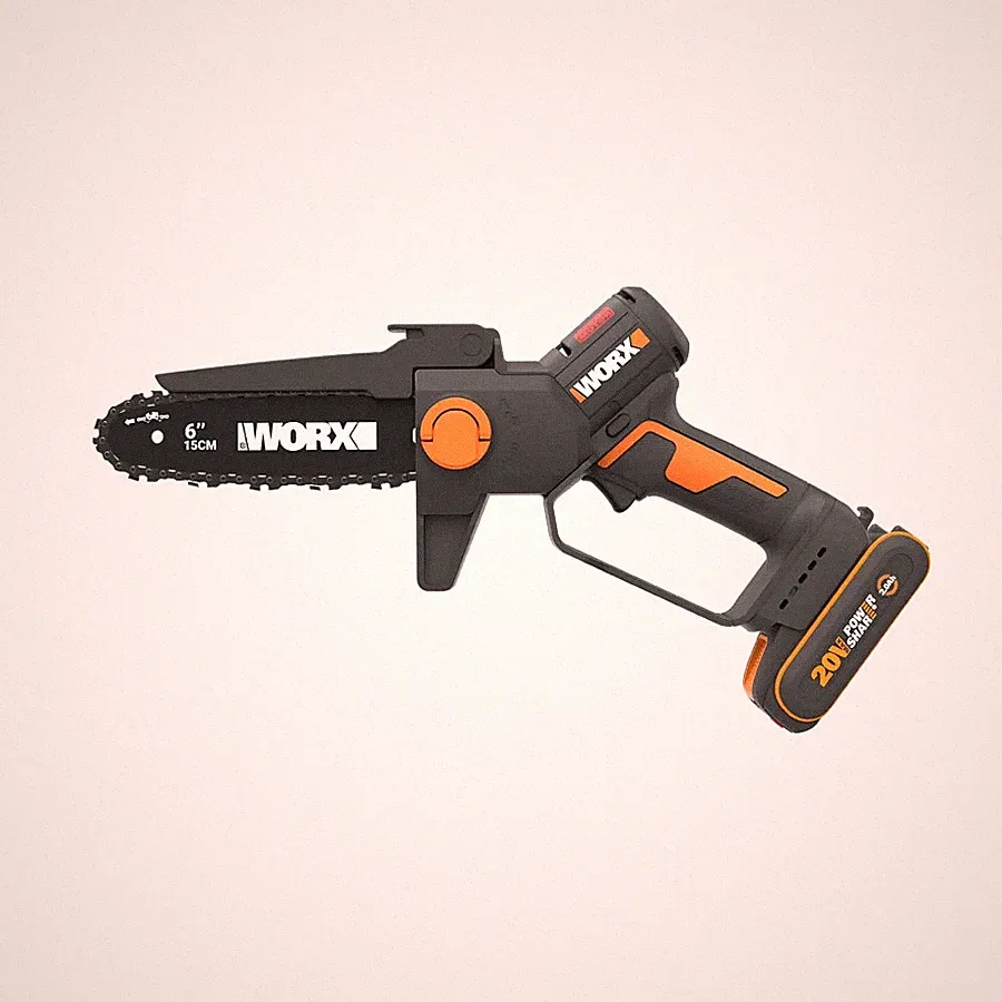 WORX WG327E Akku Kettensäge 20V, 15cm Schwertlänge, bürstenloser Motor, mit Akku