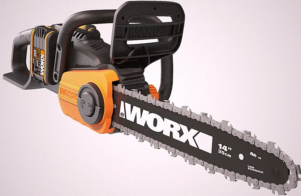 WORX WG384E Akku Kettensäge Motorsäge 40V (2x20), 35cm bürstenlos - mit 2 Akkus