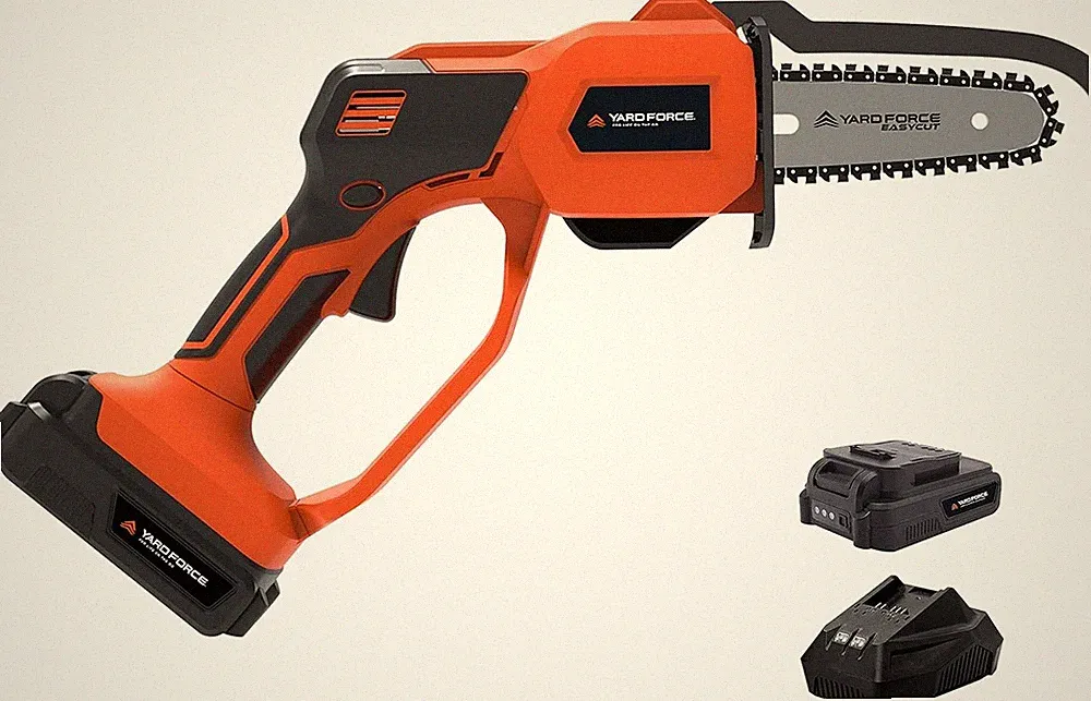 Yard Force 20V Akku Mini Kettensäge leichte Säge mit Akku
