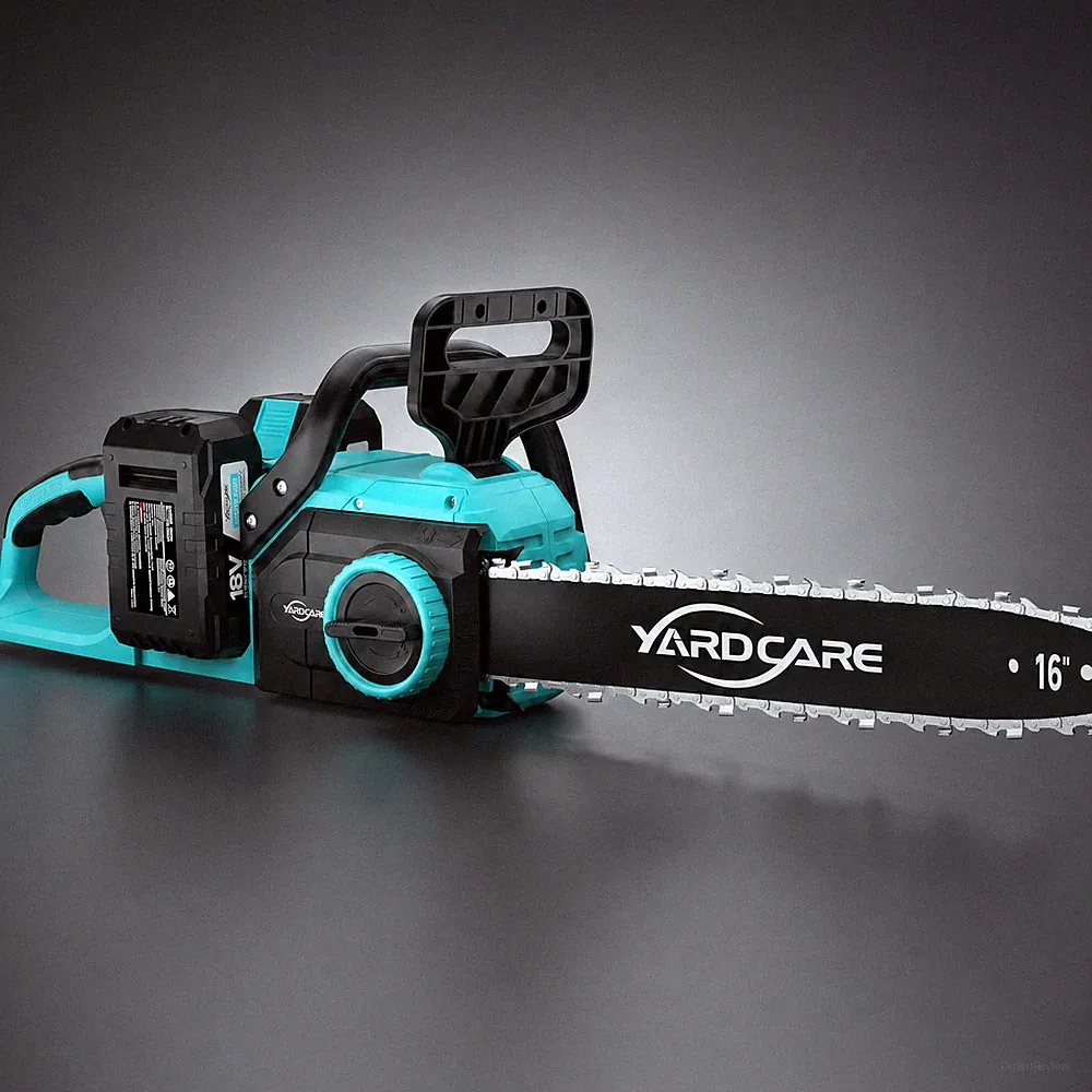 YARDCARE Kettensäge 16 Zoll 1600 W 21 m/s 2x 4-Ah-Akkus LED-Display NEU OVP
